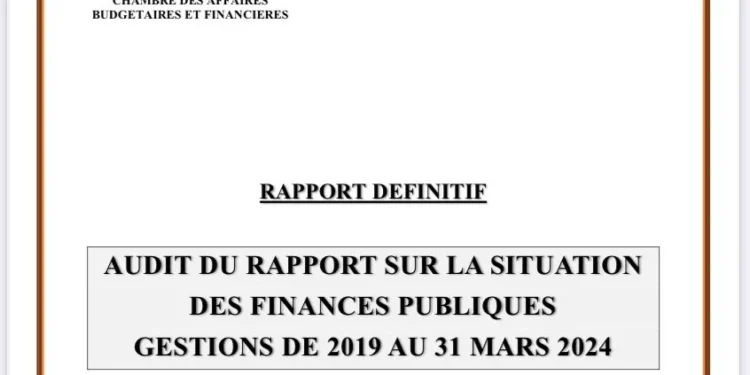 Audit des finances publiques : Le rapport alarmant présenté par la Cour des comptes