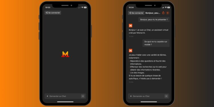 Mistral AI lance son application mobile Le Chat sur iOS et Android